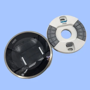 Nest Smart Learning Thermostat A0013 3rd Gen w/ Base Stainless Steel #M8883 - Picture 1 of 11