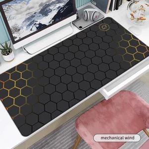 Large Size Gaming Mouse Pad Non-slip PC Desk Mat Keyboard Pad Computer Mouse -qe - Afbeelding 1 van 15