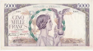 Billete 5000 francos Victory 12-12-1940 Sup (110*) - Imagen 1 de 3