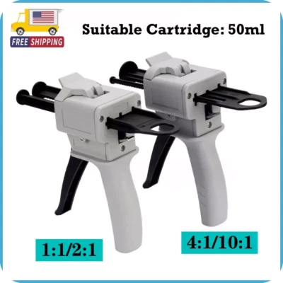 Pistola dispensadora de mistura de materiais de impressão dental 2:1 4:1 50ml - Imagem 1 de 4