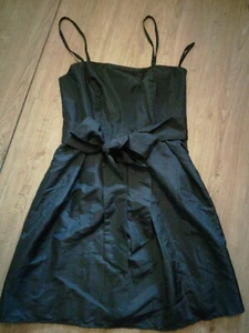 Damen Cocktailkleid kurz Elegant festlich Schleife Größe 38/40/M Schwarz Neu💕🌹 - Bild 1 von 7