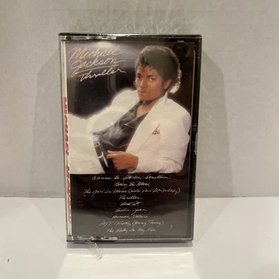Michael Jackson Thriller Cassette Tape QET38112 SEALED NEW 1982 Epic Records/CBS - Image 1 of 4