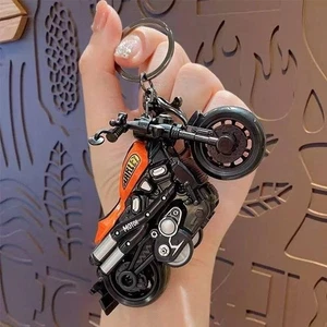 Harley Motorcycle Keychain Harley Heavy-duty Motor Pendant Keyring for Hanging - Picture 1 of 9