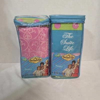 2 занавески Disney The Suite Life of Zack & Cody 63 x 82 дюйма новые нераспакованные ретро 2000-е - Изображение 1 из 4