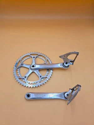 Crank set Shimano Dura Ace 7200 EX Aero Ax incl. pedals crank pedals vintage - Image 1 of 4