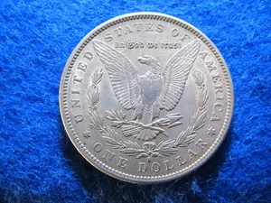 1891 S Morgan Silver Dollar - Hazy, Lustrous AU/UNC - Picture 1 of 2