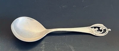 Cuchara danesa CHF Christian F Heise plata esterlina estilo Art Deco bayas 31 GR Foto 1 de 4