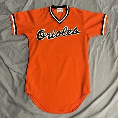 Camiseta de beisebol vintage anos 70 Wilson Baltimore Orioles tamanho 36 MLB feita nos EUA - Imagem 1 de 4