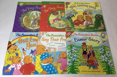 Lot of 6 Berenstain Bears Series Books by Stan Jan Berenstain - Faith Christian - Image 1 of 4