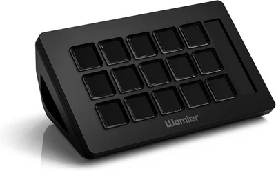 Womier D15 Stream "Deck" Controller 15 Key LCD with Side Info Display Twitch OBS - Image 1 of 4