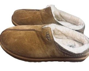 UGG CHESTNUT NEUMAN HERREN US 11 WILDLEDER/SCHAFWOLLE KOMFORT HAUSSCHUHE - Bild 1 von 10