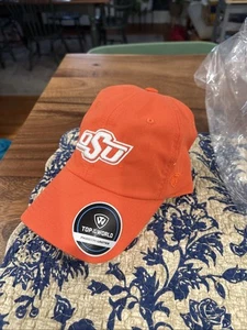 Oklahoma State Cowboys Top Of The World Papá Sombrero Naranja Correa Trasera Ajustable OSU - Imagen 1 de 7