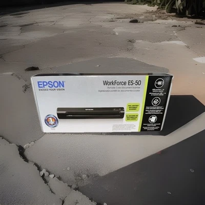 Portable Color Document Scanner - EPSON ES - 50 Workforce Black - Image 1 of 4