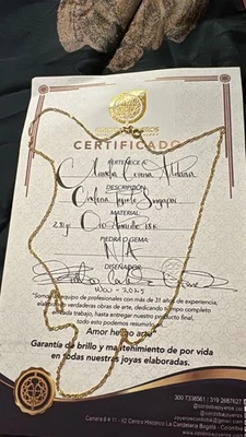 Cadena Oro 18K Foto 1 de 3