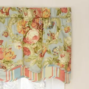 Waverly Spring Bling Vapor Vieira Ventana Cenefa 52X18" | Floral Shabby Chic - Imagen 1 de 3