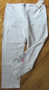 Bobby Jack Girls L-12/14 White Pull On Stretch Straight Capri Leggings NWT Cute! - Picture 1 of 4