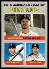 2019 Topps Heritage Jose Altuve/Mookie Betts/J.D. Martinez SEE PICS/DESC MAY BE