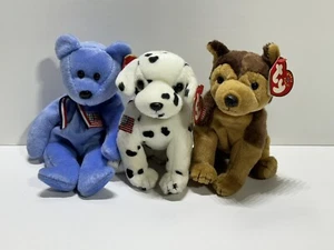 "Ty Beanie Baby seltene Sammlung - 9/11/2001 Beanies SET ""Rescue ""Courage ""America""" - Bild 1 von 14