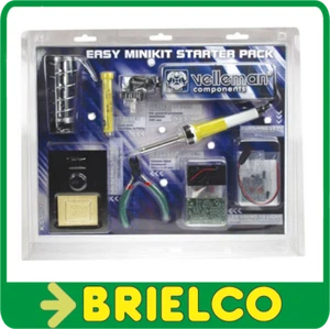 KIT SOLDADOR PARA PRINCIPIANTES ESTAÑO SOPORTE ALICATES CORTE VELK/START BD336 - Imagen 1 de 1