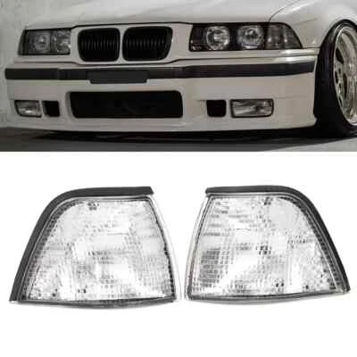 Juego de pares de luces de señalización de esquina de estacionamiento para BMW Serie 3 E36 92-99 4 puertas sedán Foto 1 de 4