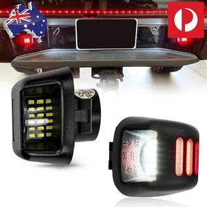 2X License Number Plate Bumper Light For Nissan Navara D40 Frontier 2007-2019 - Picture 1 of 8