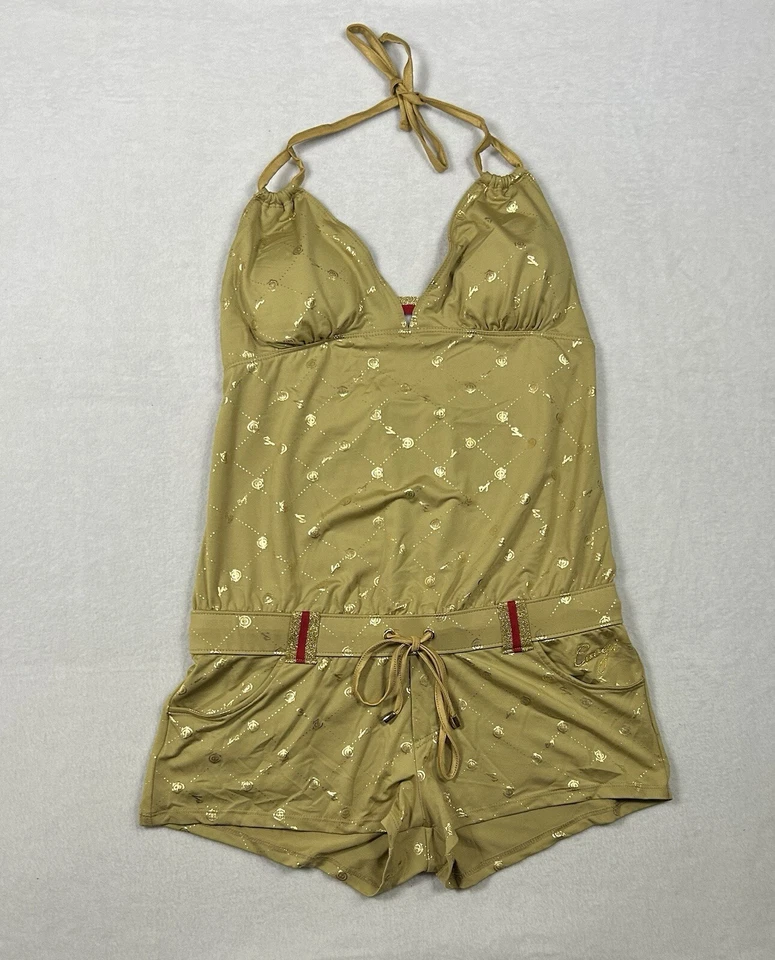 COOGI Mameluco Mono Body Dorado Metálico, Talla M Foto 1 de 4