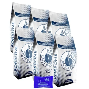 Caffé Borbone Miscela Blu 6x 1000g aus Italien | Borbone Kaffee | Ganze Bohnen - Bild 1 von 1