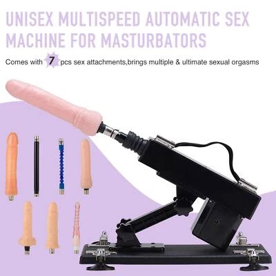 Automatic Sex Machine Thrusting Dildo Electric Sex Toys Male Women Masturbation - Image 1 of 4