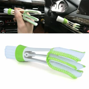Double-Head Clean Brush Car Indoor Air-condition Outlet Window Care Cleaning New - Picture 1 of 10