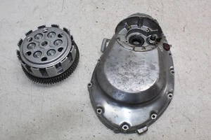 1983 SUZUKI GS500E COMPLETE CLUTCH W BASKET HUB AND COVER  - Picture 1 of 11