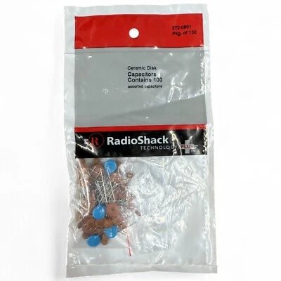 RadioShack 272-0801 Condensadores de Disco Cerámico, Paquete de 100 - NUEVO Foto 1 de 2