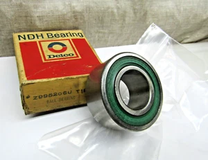 NDH USA Z99 5206U W5206-2RS 30mm X 62mm X 1.0625" Sealed Angular Contact Bearing - Picture 1 of 6