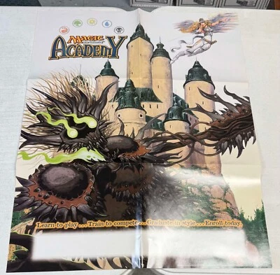 Poster Vintage Magic the Gathering 2001 Academy Store Programma Annullato RARO! - Immagine 1 di 4