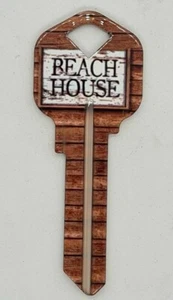 Beach House Key - Decorative Key - Beach House - Suits LW4  - Picture 1 of 3