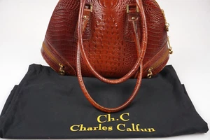 Gorgeous Charles Calfun Genuine Caiman Purse with Little Use - Picture 1 of 20
