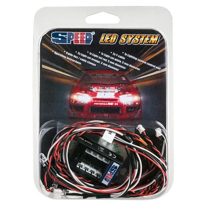 LED Lichtsystem 1:10 RC Car Elektronik Steuerung Blinker Bremslicht Ablendlicht - Bild 1 von 3