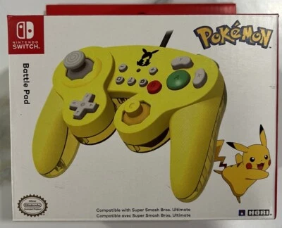 HORI Nintendo Switch Battle Pad Pikachu Gamecube Style Controller - Image 1 of 4