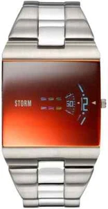 47430/R Storm Gents Remi Lazer Red Dial S/Steel Bracelet Watch £150 - Picture 1 of 1