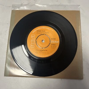 BONNIE TYLER - IT'S A HEARTACHE - 70's - 7" VINYL 1977 VG+ - Picture 1 of 2