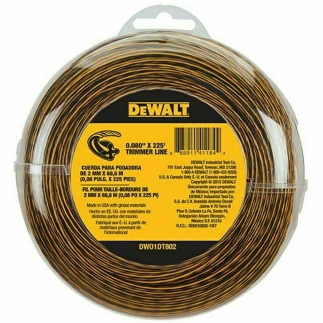 DEWALT DWO1DT802 0.080 in. x 225 ft. String Trimmer Line
