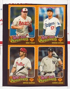 Juego completo de 25 cartas Topps Heritage New Age Performers 2024 - Imagen 1 de 1