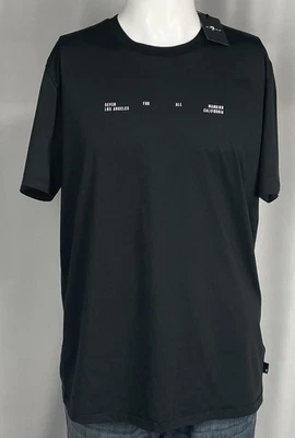 Camiseta 7 for all humanity Negra Grande Gráfica Spellout Nueva Con Etiquetas Foto 1 de 3