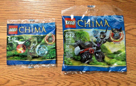 LEGO LEGENDS OF CHIMA: Crawley (30255) + Razcal&rsquo;s Double-Crosser (30254)