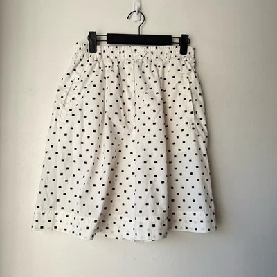 Vintage 90s Koret White & Black Square Print Shorts S - Image 1 of 4
