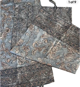 Lotto di 2 federe per cuscini LUCKY BRAND Boho Cottage chiusura cravatta king size 20” x 36” - Foto 1 di 8
