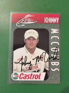 04' Outdoor Collection JOHNNY MCCOMBS (auto) Pro Bass card Castrol free ship - Picture 1 of 2