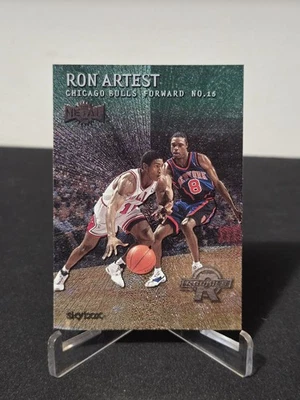 Ron Artest 1999-00 Metal #159 Esmeralda Paralelo RC Novato Foto 1 de 2