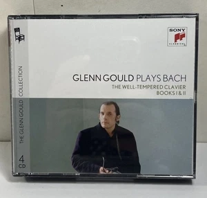 Glenn Gould Plays Bach: The Well-tempered Clavier 4 CD Box Books I & II NM/VG - Picture 1 of 2