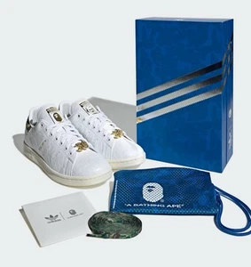 adidas BAPE x Stan Smith 30th Anniversary Men's Size 7 New IG1115 - Picture 1 of 10