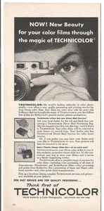 1958 Technicolor Color Film Processors Original Magazin Printanzeige - Bild 1 von 1